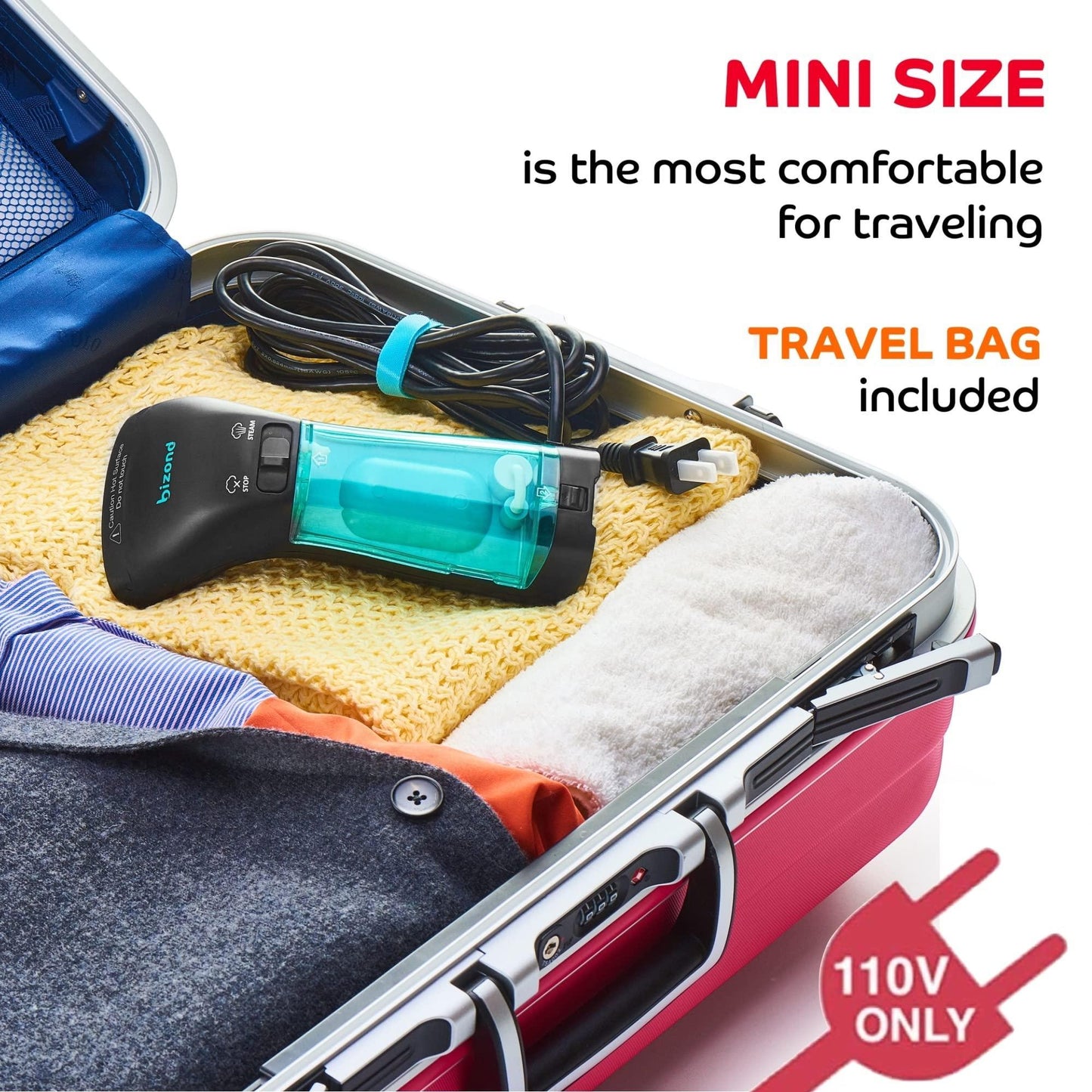 KSK SteamPro Handheld Portable Steamer for Garments of ALL Type!